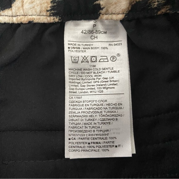 Banana republic leopard print pants dressy jogger size small - Picture 4 of 6